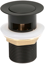 Iddis Донный клапан Slide SLIB000i88 черный матовый – фотография-1